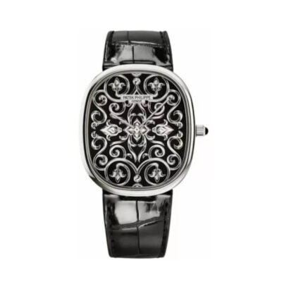 Patek Philippe Golden Ellipse -573851G001 Black Enameled Dial