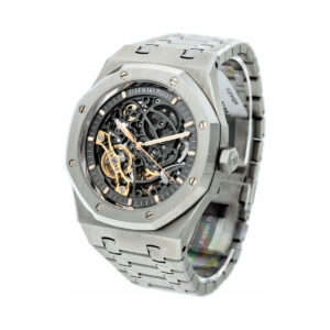 Audemars Piguet Royal Oak Double Balance Wheel 15407ST.OO.1220ST.01 Skeleton Dial