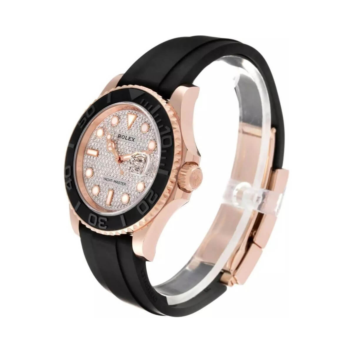 Rolex Yacht-Master 126655 Diamond Paved Dial